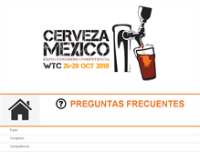 Tablet Screenshot of cervezamexico.com